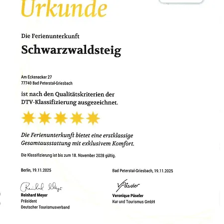Schwarzwaldsteig 巴特彼得斯塔尔-格里斯巴赫